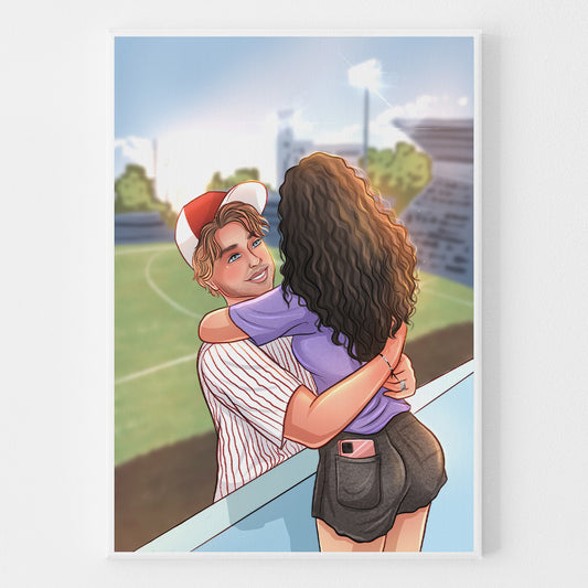 Lane + Hallie Art Print